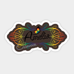 Amelia Sticker